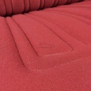 Non-Pallas interior red ”rouge cornaline“ complete with doorcards. 1969-'75. In exch..