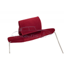 Non-Pallas interior red ”rouge cornaline“ complete with doorcards. 1969-'75. In exch..