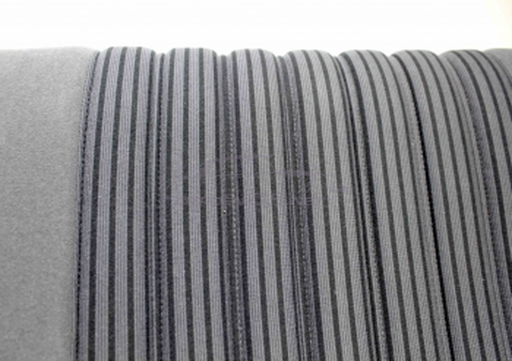 Pallas striped seat covers &quot;grey Phoque&quot; 1970-1972, set for 1 carPhoque&quot;, 1970-1972, set for 1 car