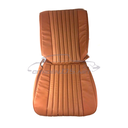 Front seat cover leatherette/ skai brown &quot;Targa fawn&quot; (1969-'71), for 1 seat