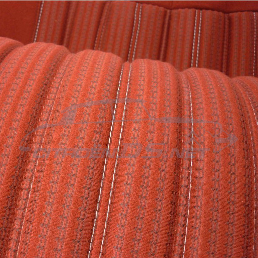 Pallas patterned seat covers, &quot;cornaline red&quot; (1973-1975), set for 1 car