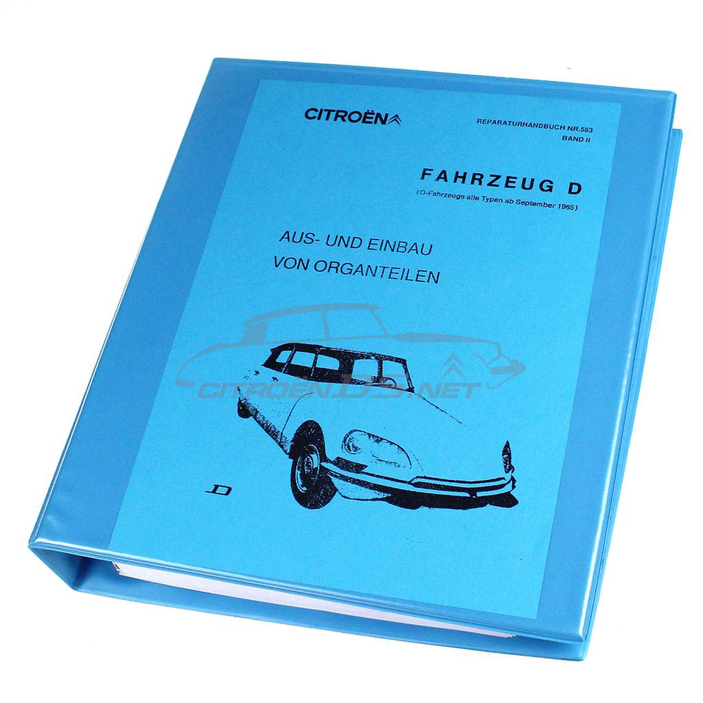 Montage et démontage des organes env. 330 pages