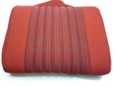 Rivestimenti sedili Pallas disegno a righe &quot;rosso cornaline&quot; 1970-1972, kit 1 auto