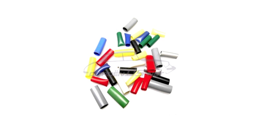 Plastiques colorés pour cosses / tuyaux hydr., 100pcs.