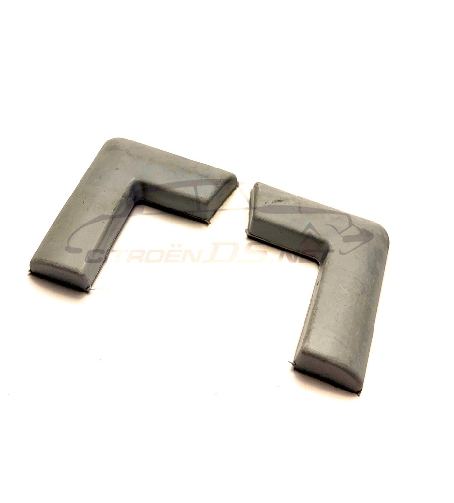 C' pillar bottom bracket rubber grey BREAK, pair