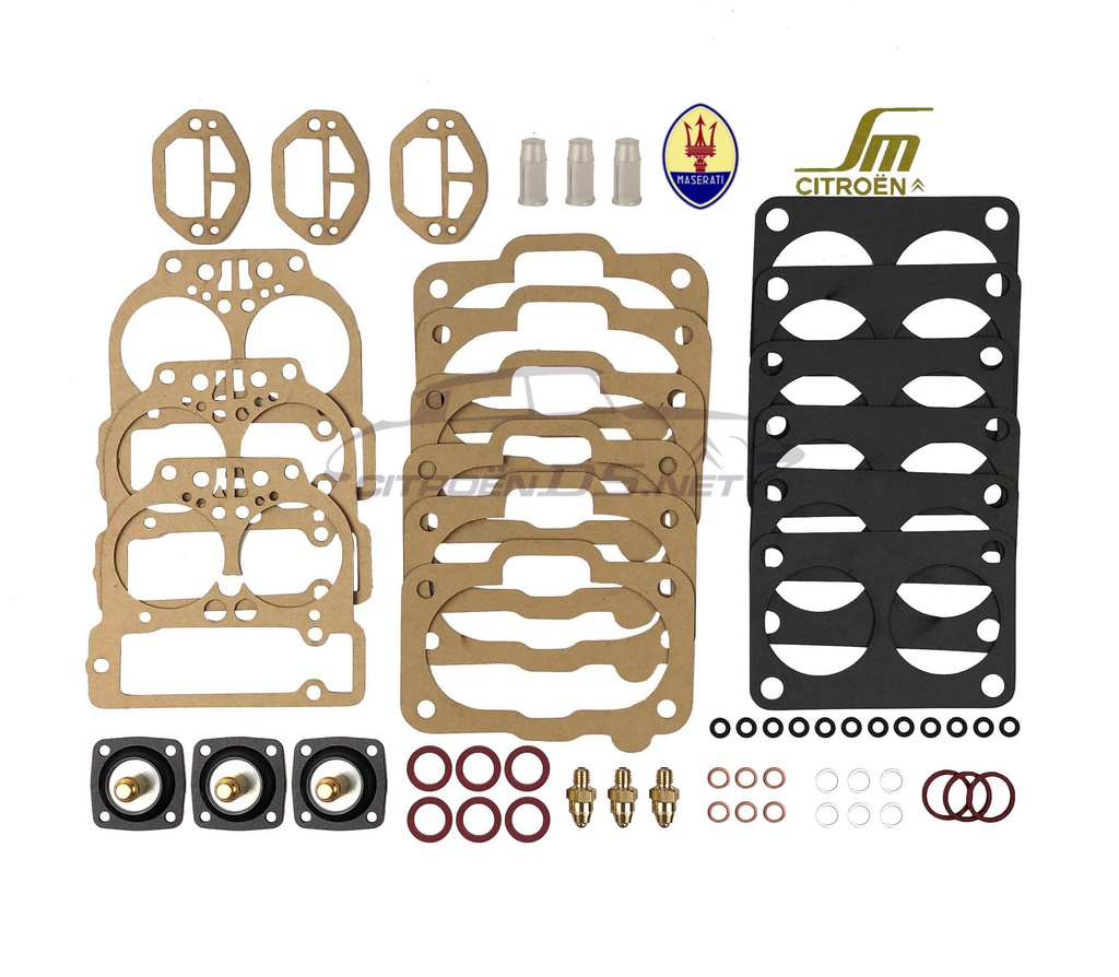 Kit de réparation carburateur SM / Maserati 3,0L, kit de 3