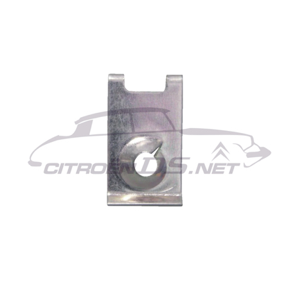 Clip nut for cooling duct for front brake disc