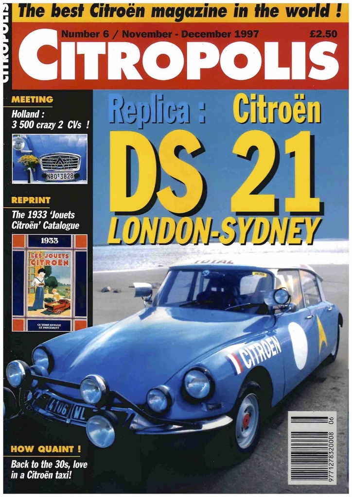 Magazin Zeitschrift Citropolis, Nr 6 Nov.-Dez. 1997, Englische Ausgabe