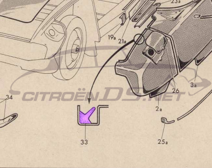 Boot lid seal, cabriolet