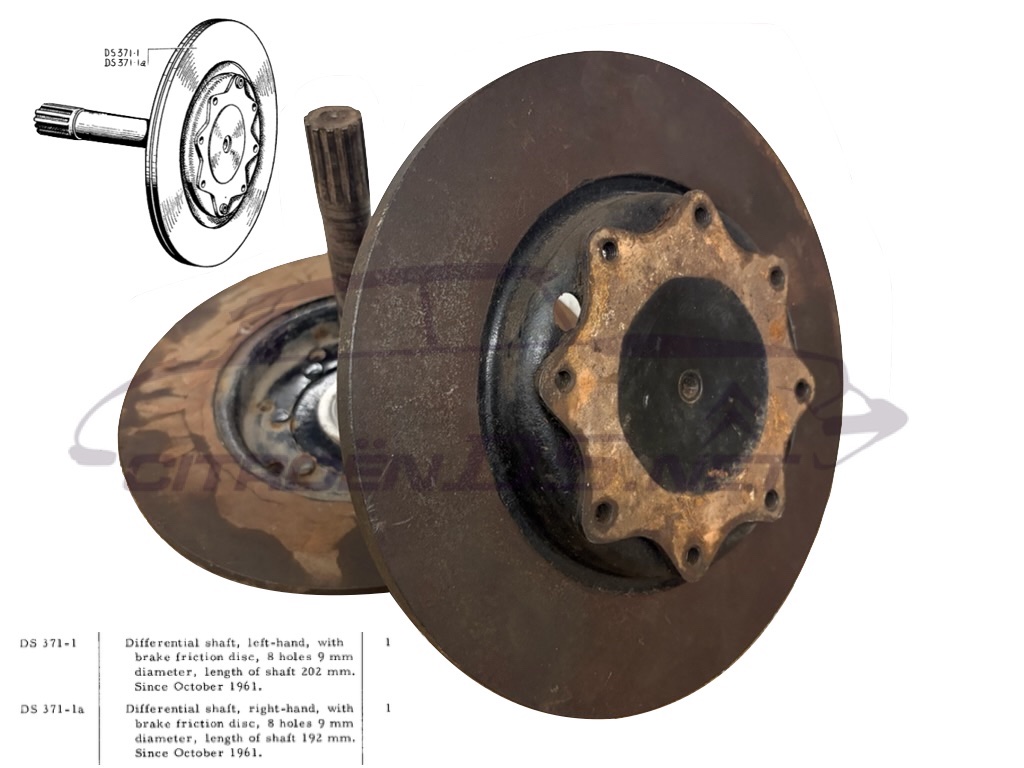 Dischi freno 10/1961-1965, coppa, nuova originale