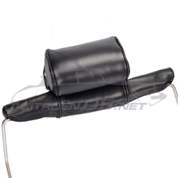 [717870] Headrest, wide type, original black leather