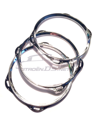 [717132] Chromed plastic ring for instrument unit, 1970-1975, set of 3