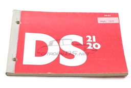 [918271] Manuel d'utilisation DS 20/21 DX-DY , 09/´71, plus de 90 pages, ORIGINAL, l'édition allemande