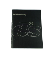 [918296] Manuel d'utilisation Citroen DS21, éd. 10/67, réimpression, l'édition allemande